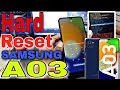 Hard Reset Samsung A03, Formatear Samsung Galaxy A03