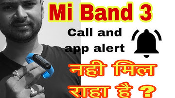 Mi band 3 | Call Alert App Alert Notification Error Settings | #pratikjha