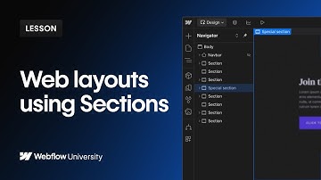 Create 3D perspective & organize content using Sections — Webflow tutorial