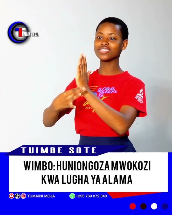 HUNIONGOZA MWOKOZI Cover by Jennifer Jonnes in sign language. #sda #gospelmusic