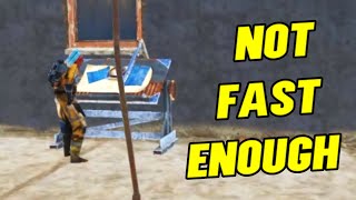 Don't research at outpost...