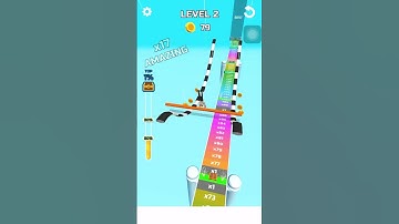 Level 2 in Stunt Rails! #shorts