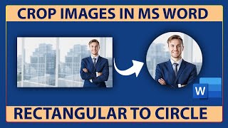 How to crop images to Circle Shape in Microsoft Word screenshot 3