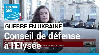 Guerre en Ukraine : Emmanuel Macron convoque un nouveau Conseil de défense • FRANCE 24