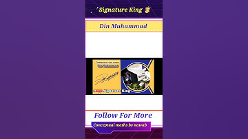 Din Muhammad name signature ✍💝#shortsvadio #signaturelearn #handwriting #signature