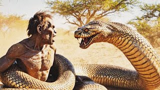 Life Million Years Ago | HomoHabilis Protecting the Eagle Children from Deadly Giant Snake