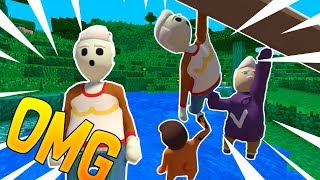 NOS CONVERTIMOS EN MUÑECOS DE PLASTILINA Y CASI MORIMOS! 😂 | MORIRAS DE LA RISA - HUMAN FALL FLAT