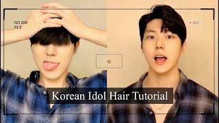 HOW I DO MY HAIR | Male Korean Idol Inspired Tutorial