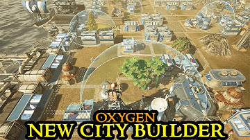 Oxygen - NEW Survival City Builder Strategy || Gameplay Beginning #sponsored
