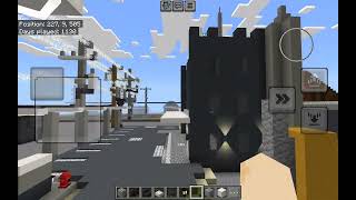 I built a modern hotel and Buffalo Wild Wings in #minecraft