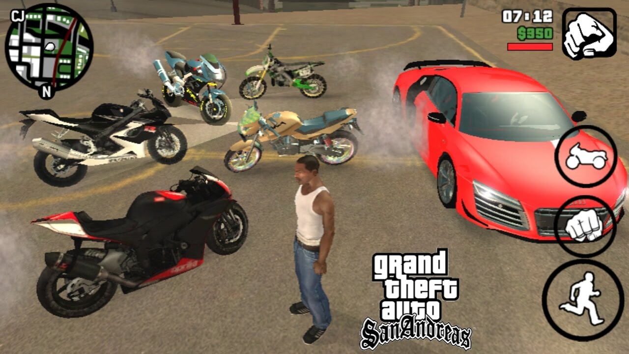 mod de motos para gta san andreas android