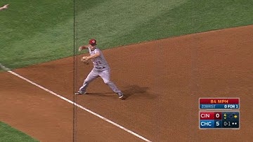 CIN@CHC: Renda delivers a strong throw to nab Zobrist