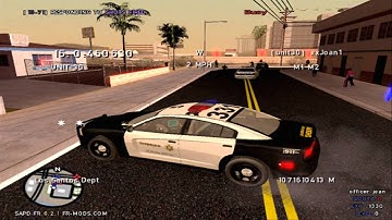 GTA SA: SAPD First Response Mod v6.2 TRP Gameplay Day 4 (Persuit on Foot and freezing)