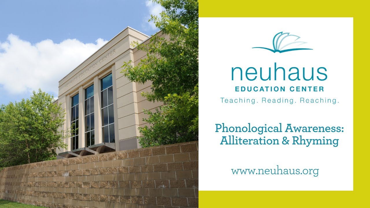 Phonological Awareness: Alliteration & Rhyming