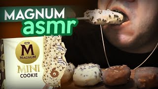 ASMR MAGNUM I ASMR Türkçe MAGNUM I Asmr ice cream I MUKBANG MAGNUM I magnum Cookie I