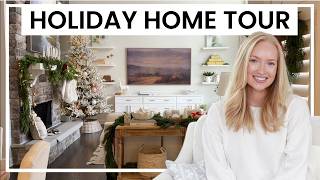 Traditional Red and Green Holiday Home Tour