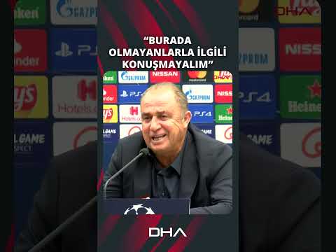Galatasaray Eski Teknik Direktörü Fatih Terim: Burada olmayanlarla ilgili konuşmayalım