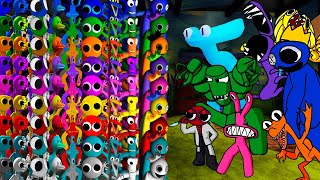 Fanmade Rainbow Friends Vs All Rainbow Friends All Colors | Friday Night Funkin Mod Roblox