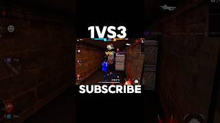1vs3 Clutch in CS Ranked 👿 can I do this | #freefire #shorts #shortsfeed