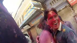 Foreigners Groping In Holi India