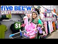 I SPENT ALL OF MY MONEY! FIVE BELOW GIRLY NO BUDGET SHOPPING SPREE!