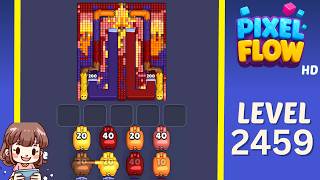 Pixel Flow Level 2459 Solution Walkthrough