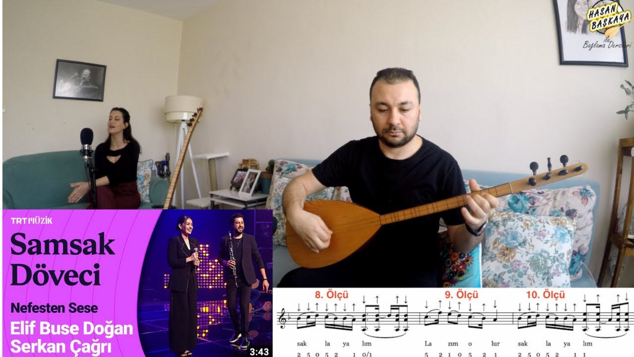 Samsak Döveci Kısa Sap Bağlama Ders 51