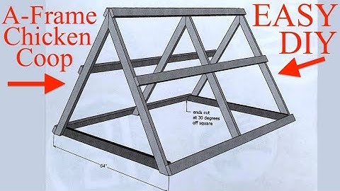 HOW TO Build an EASY DIY A-Frame Chicken Coop | Part #1 (Pallet Project)