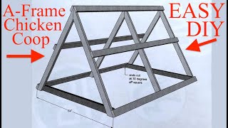 HOW TO Build an EASY DIY A-Frame Chicken Coop | Part #1 (Pallet Project)