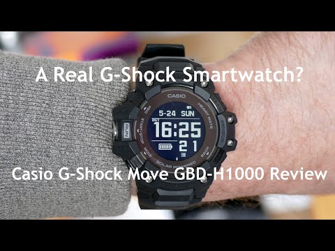 A Real G-Shock Smartwatch? Casio G-Shock Move GBD-H1000 watch review.