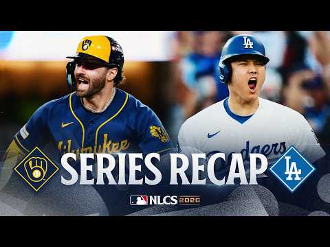 The Brewers SWEEP the Dodgers on the way to World Series appearance! (NLCS Full Highlights)