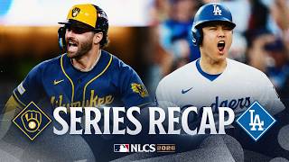 The Brewers SWEEP the Dodgers on the way to World Series appearance! (NLCS Full Highlights)