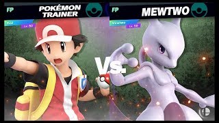 Super Smash Bros Ultimate Amiibo Fights Request #444 Red vs Mewtwo