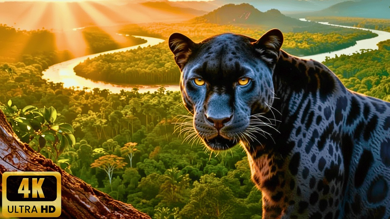 Relaxing Animal World Movies 4K 🌿 Amazing Animal Scenes with Soothing Relaxing Music & Calming Music