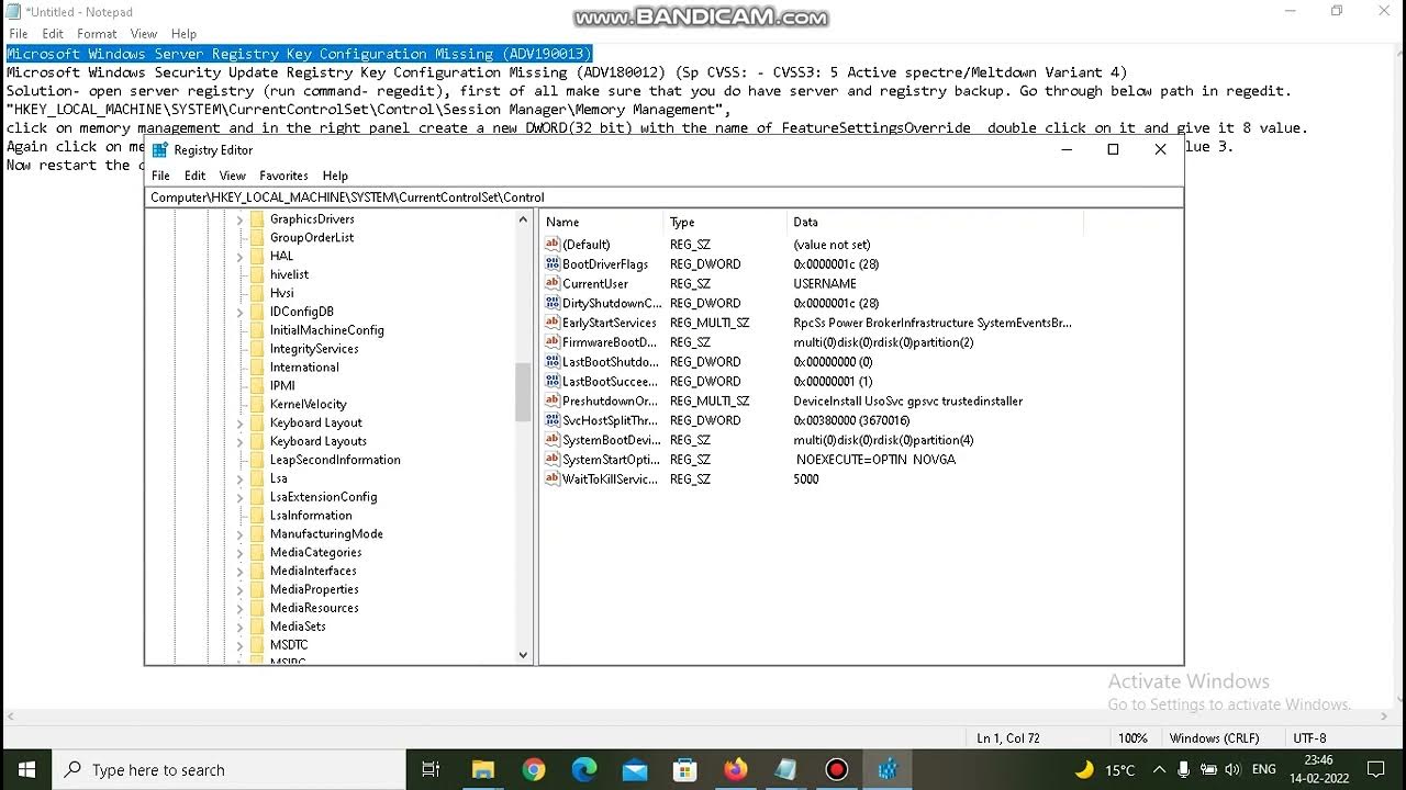 Microsoft Windows Server Registry Key Configuration Missing YouTube