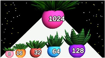 Plant Merge 3D - Gameplay Walkthrough - Max Levels (Lvl 1-5) IPAD/IOS