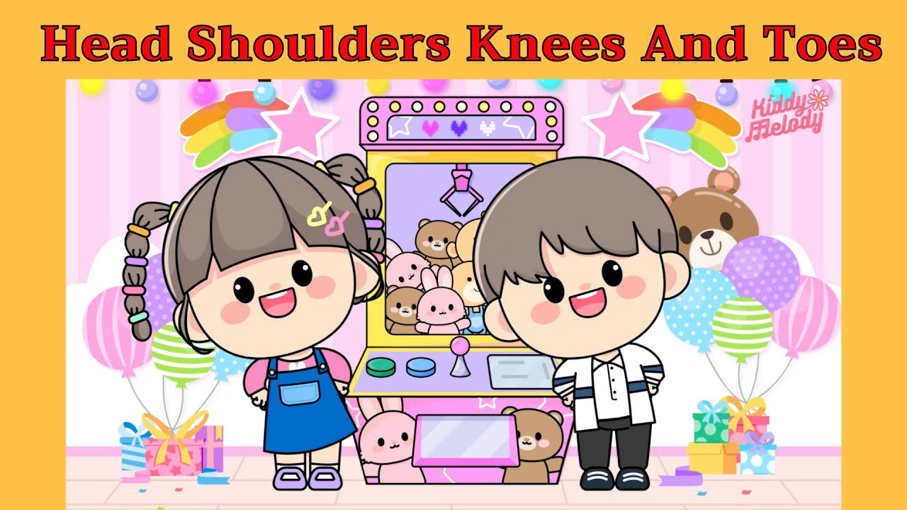 Head Shoulders Knees And Toes | Nursery Rhymes & Kids Songs | #เพลงเด็กเจ้าตัวเล็ก - Kiddy Melody