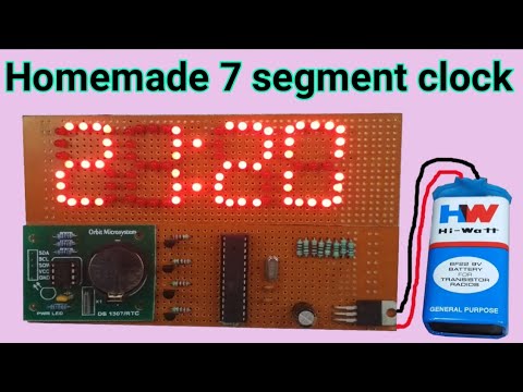 Simple Led Clock Circuit Diagram - How To Build A Clock Circuit With A