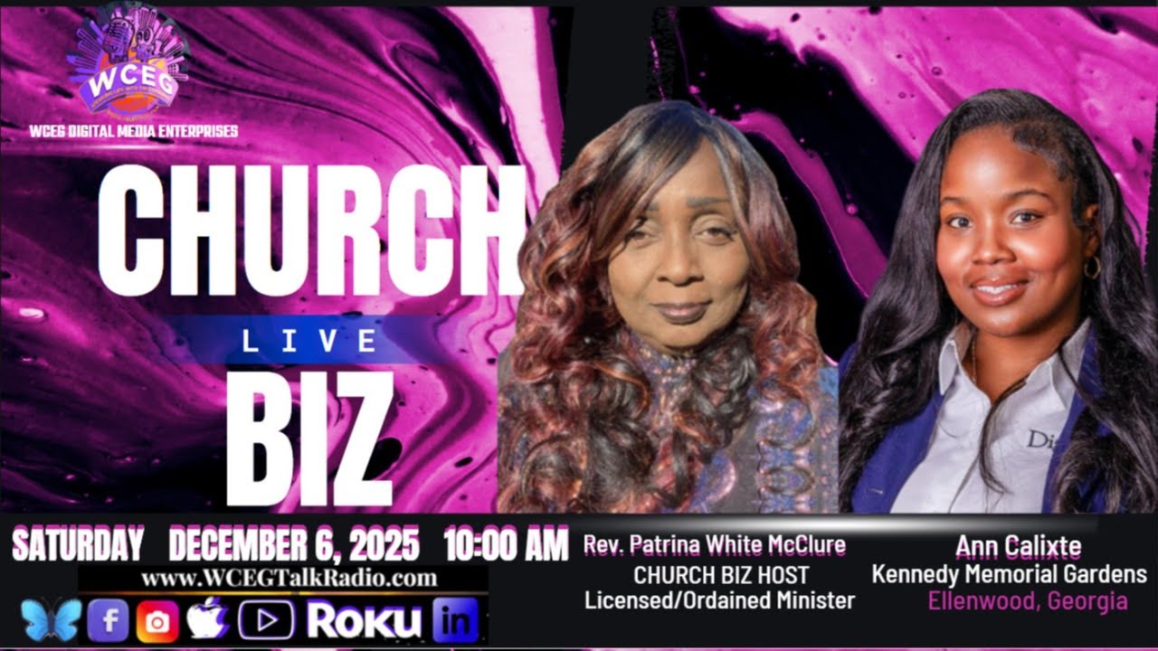 WCEG Digital Media Enterprises Church Biz host Rev. Patrina White McClure.