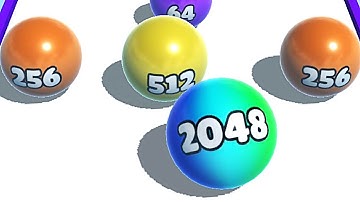 Ball Merge 2048 Gameplay Android, iOS Levels 1-11