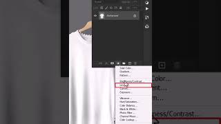 Save your time with this trick - How to Invert White T-Shirt to Black in #Photoshop #shorts
