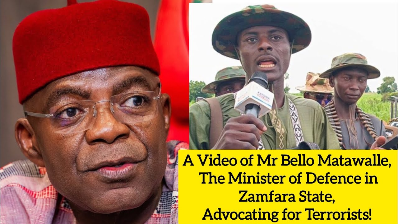A VIDEO OF MR. BELLO MATAWALLE, THE MINISTER OF DEFENCE I ZAMFARA STATE ...