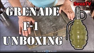 Grenade F-1 unboxing/ Анбоксинг: Ящик гранат Ф1 и картавый Grenade F-1 unboxing/ Анбоксинг: Ящик гранат Ф1 и картавый