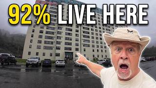 The Town Where 92% Live in ONE Building -- Whittier,  Alaska's Tunnel Secret