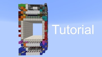 Tiny 8x8 Door [1932 blocks] Explanation and Tutorial