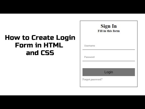 How to Create Login Form in HTML and CSS #javascript #frontend #animation #loader #loading #css3