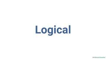 How to Pronounce logical