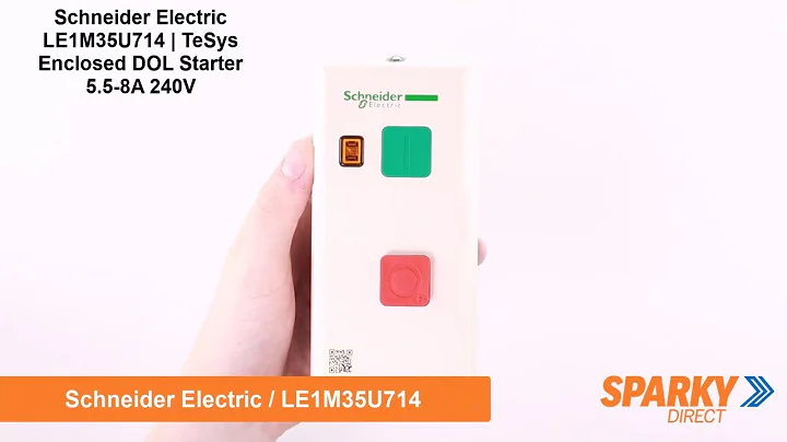 Schneider Electric LE1M35U714 | TeSys Enclosed DOL Starter 5.5-8A 240V