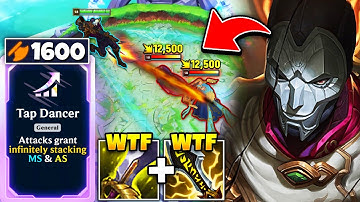 ONE IN A BILLION JHIN HIGH ROLL: TAP DANCER + SWORD OF THE DIVINE = 1600 AD!