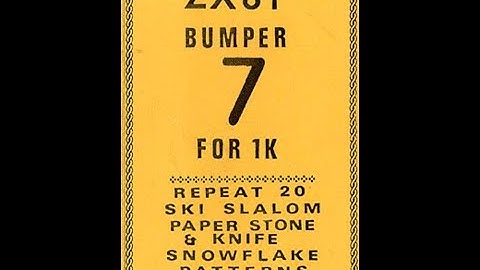 Bumper 7 for the ZX81